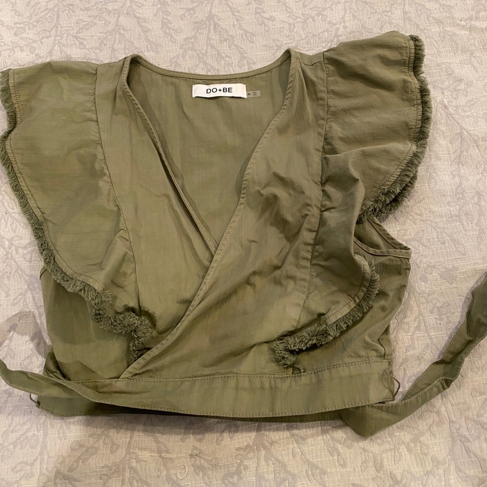 Cropped vest shirt
